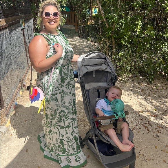 Beautiful jungle parrot 🦜 print maxi dress - Picture 7 of 7